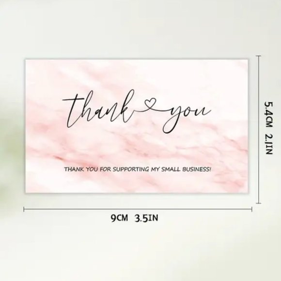 50 pcs Thank you cards - Picture 3 of 3